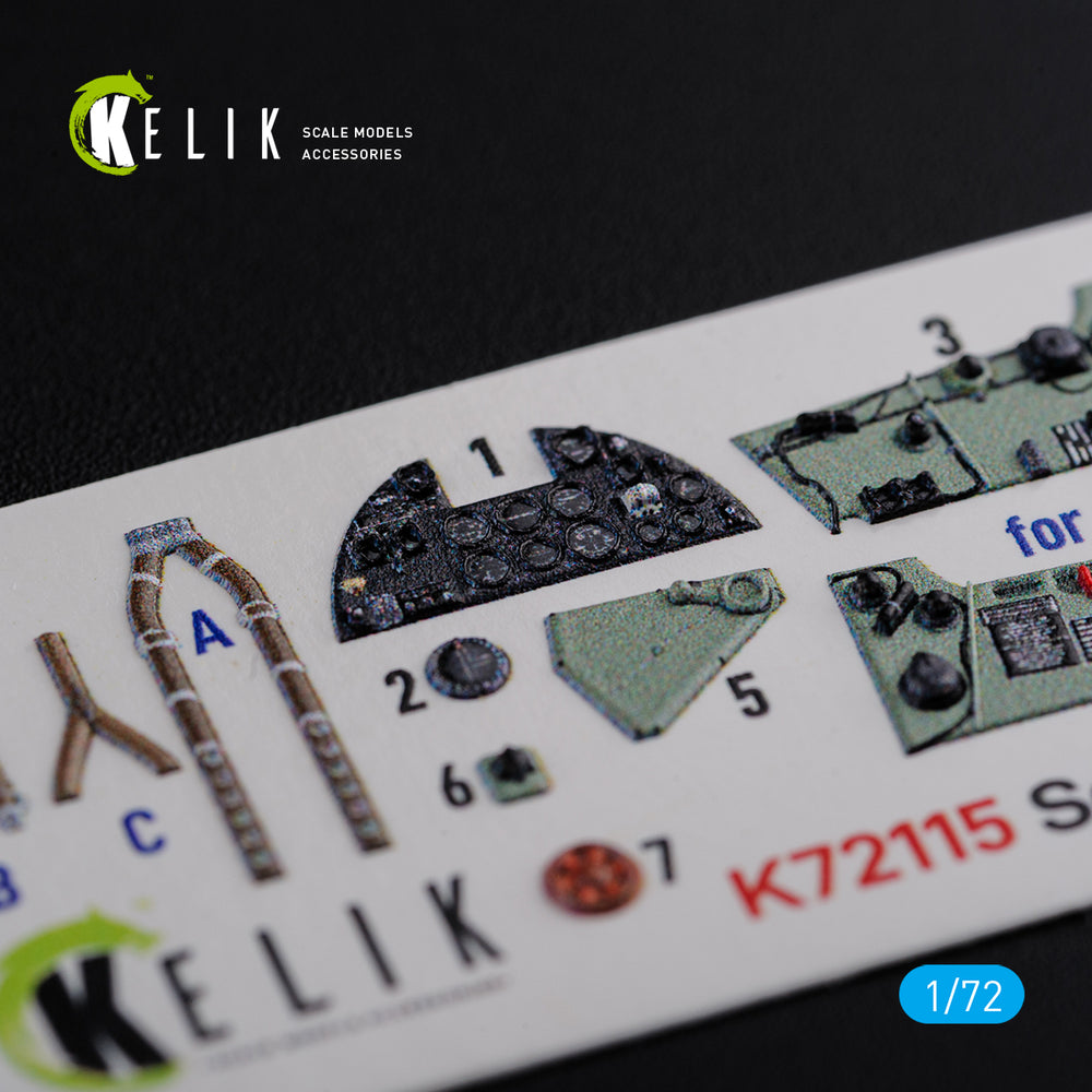 Kelik K3D72115 1:72 Hawker Sea Hurricane Mk.I interior