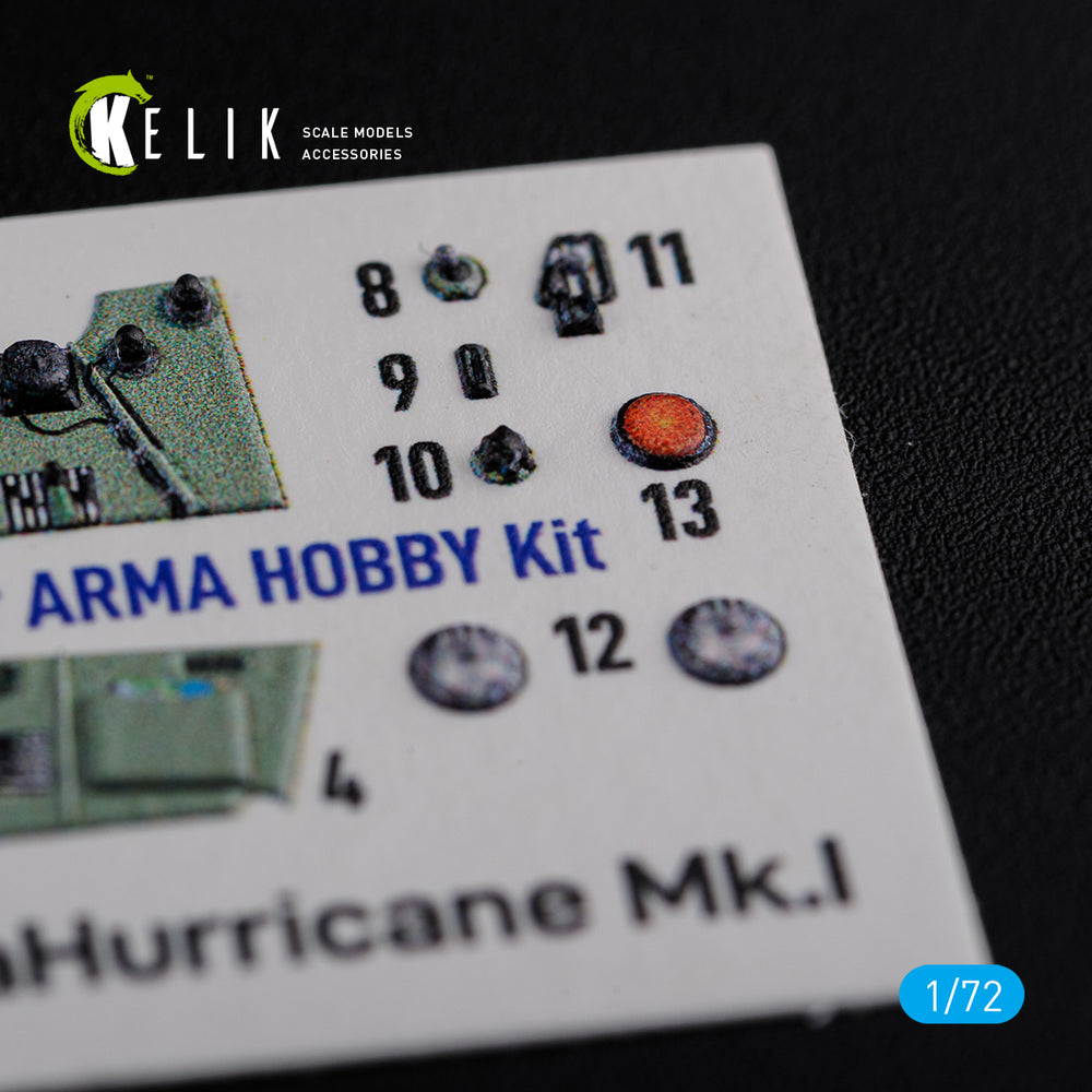Kelik K3D72115 1:72 Hawker Sea Hurricane Mk.I interior