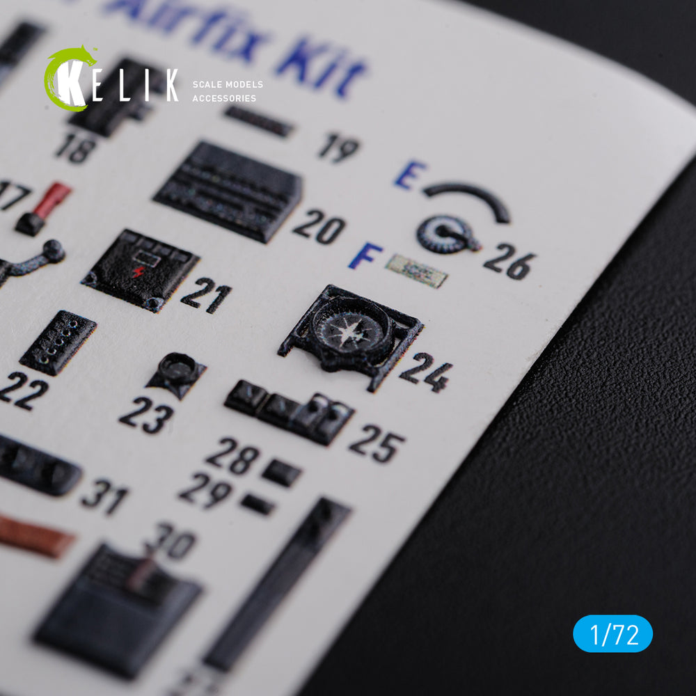 Kelik K3D72116 1:72 Heinkel He-111H-6 interior