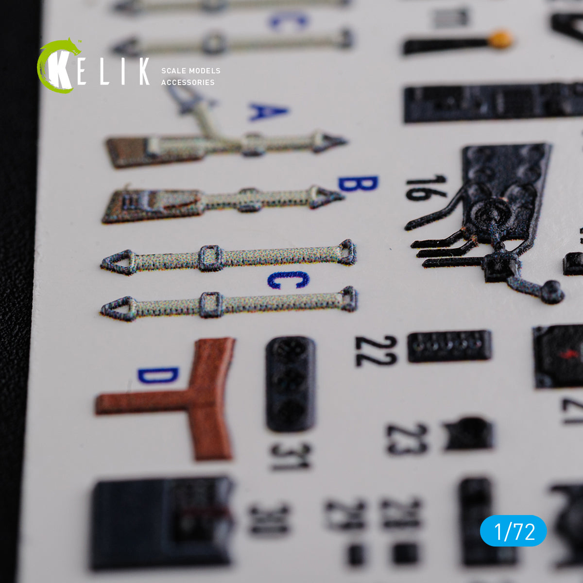 Kelik K3D72116 1:72 Heinkel He-111H-6 interior