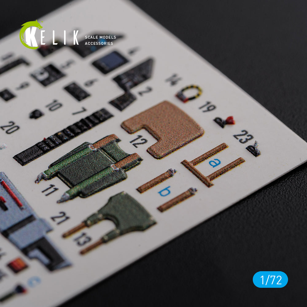 Kelik K3D72119 1:72 Dassault_Mirage 2000C interior
