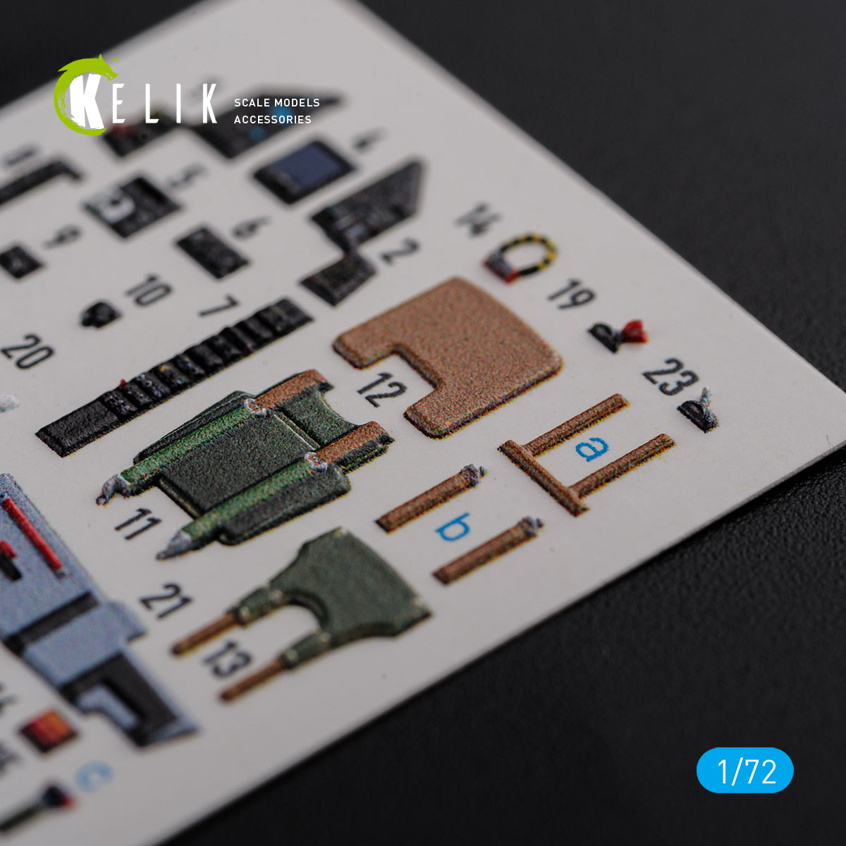 Kelik K3D72119 1:72 Dassault_Mirage 2000C interior