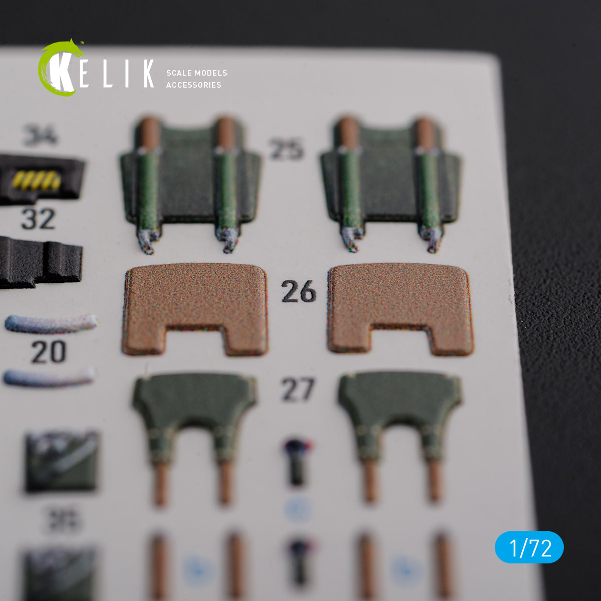 Kelik K3D72120 1:72 Dassault_Mirage 2000D interior