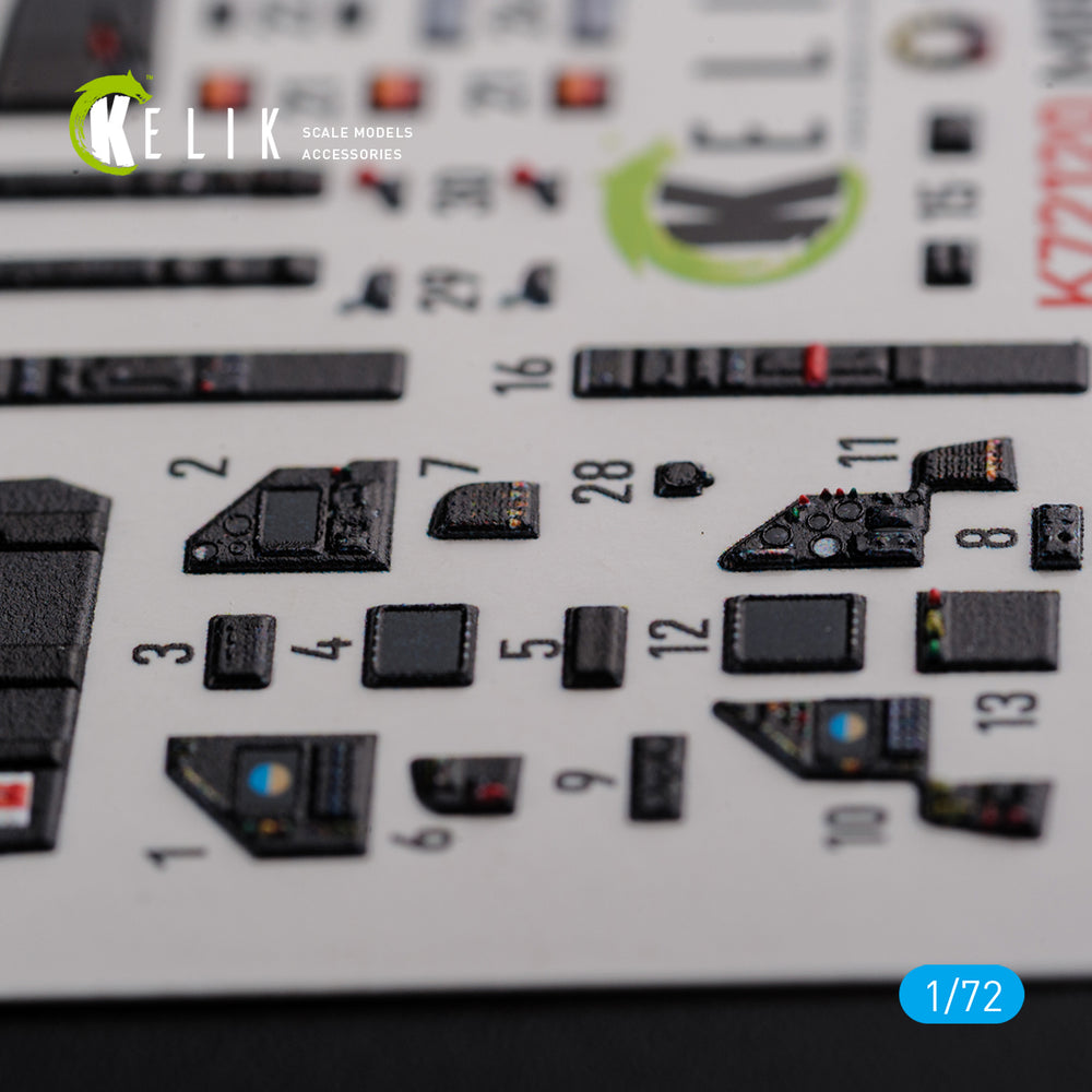 Kelik K3D72120 1:72 Dassault_Mirage 2000D interior