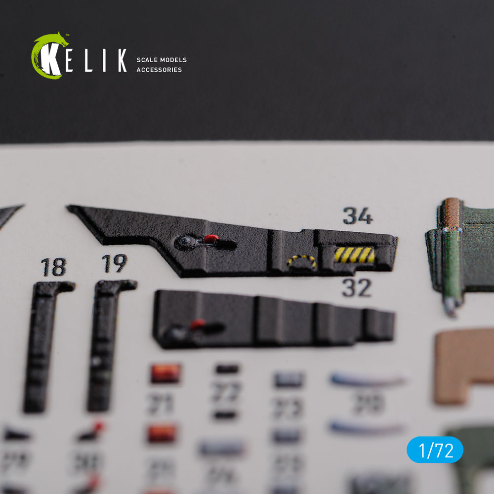 Kelik K3D72120 1:72 Dassault_Mirage 2000D interior