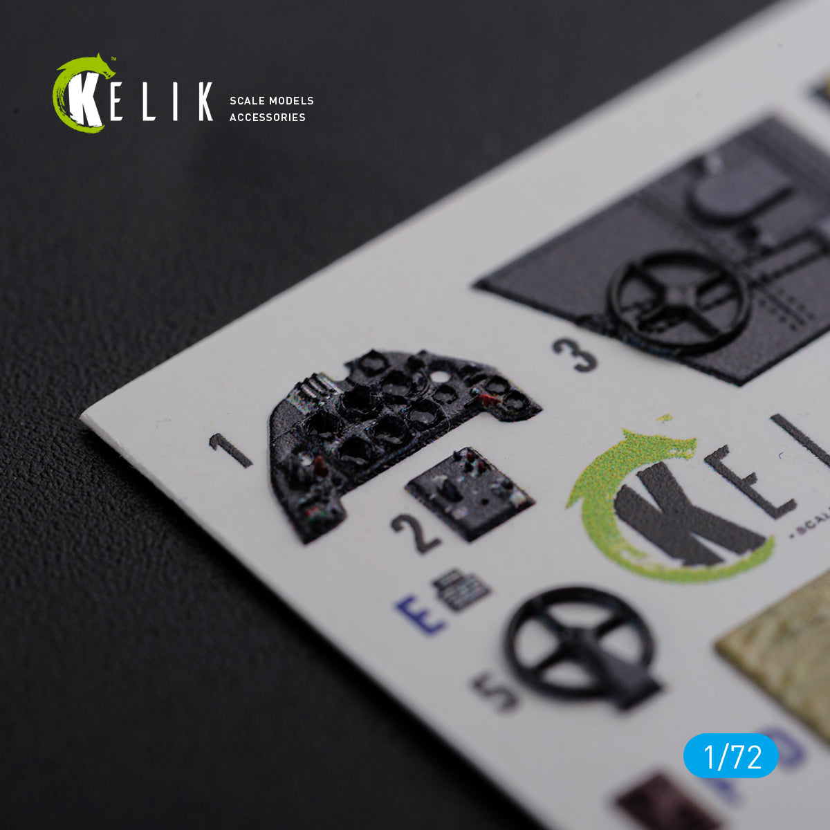 Kelik K3D72123 1:72 Messerschmitt Bf-109F-2/Bf-109F-4 interior