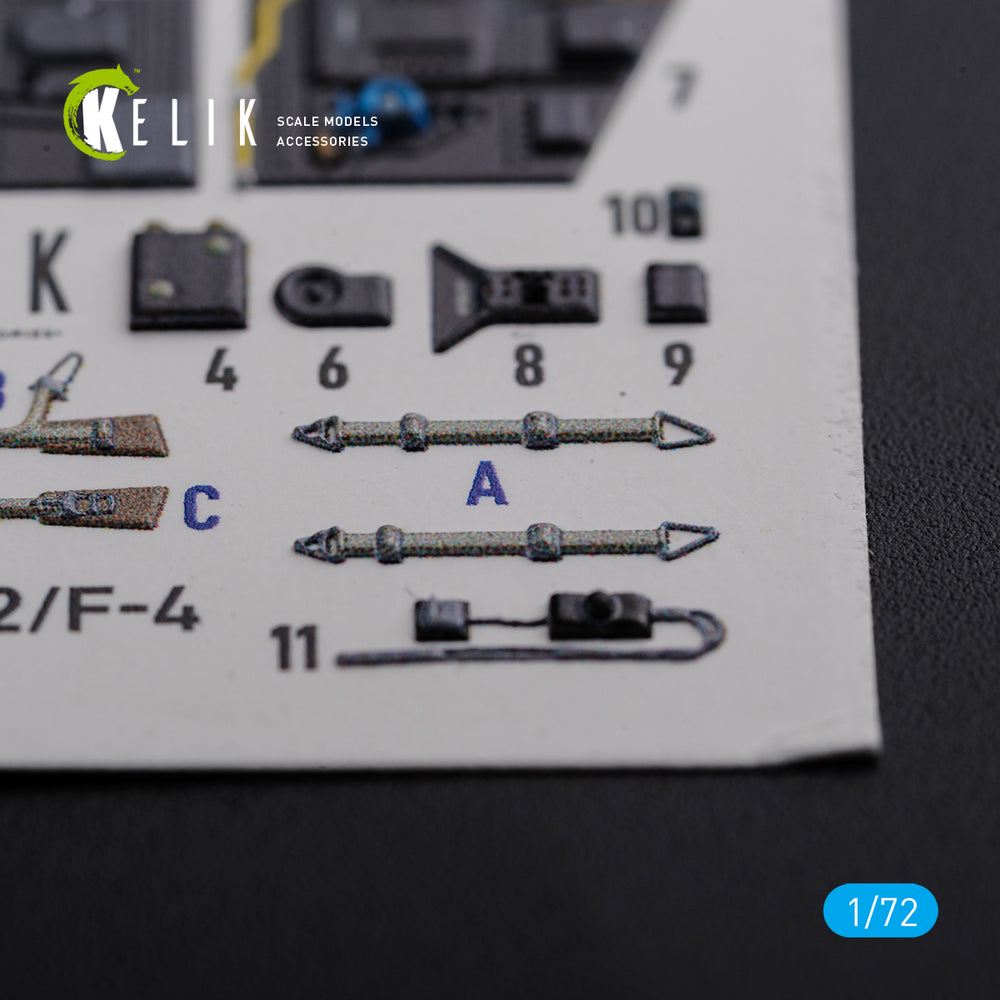 Kelik K3D72123 1:72 Messerschmitt Bf-109F-2/Bf-109F-4 interior