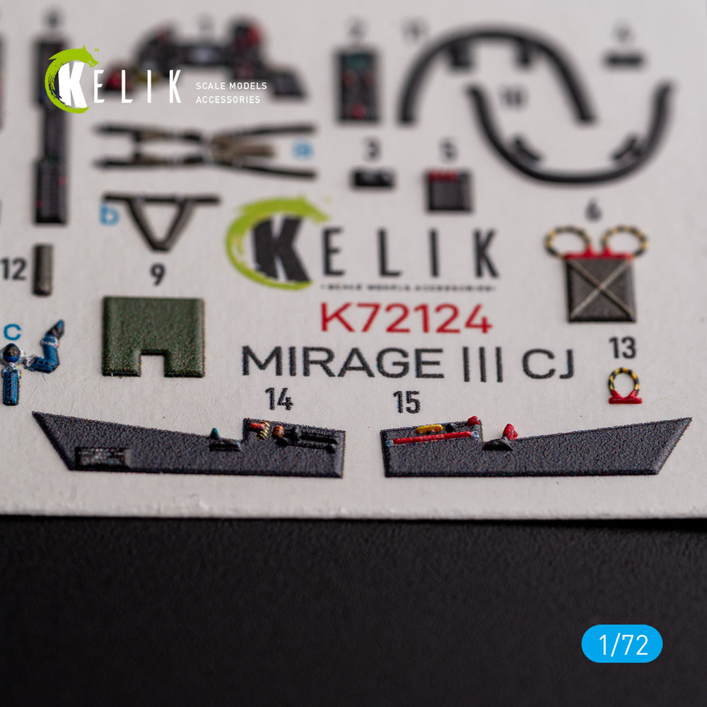 Kelik K3D72124 1:72 Dassault_Mirage III CJ