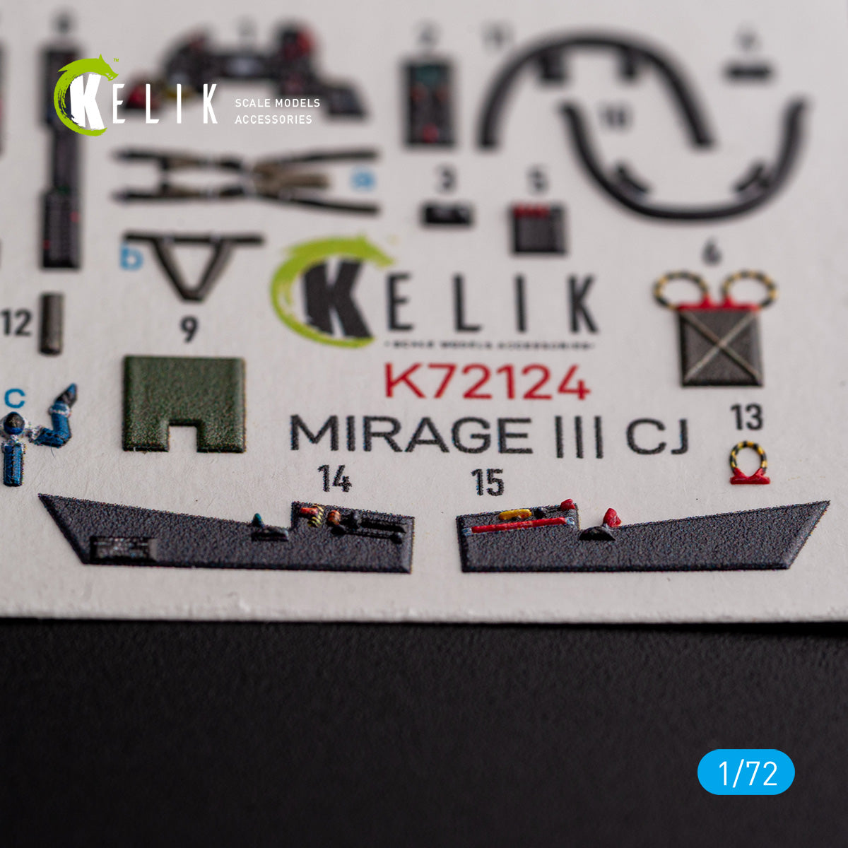 Kelik K3D72124 1:72 Dassault_Mirage III CJ