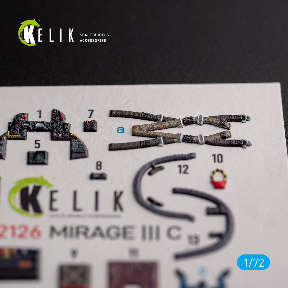 Kelik K3D72126 1:72 Dassault_Mirage IIIC