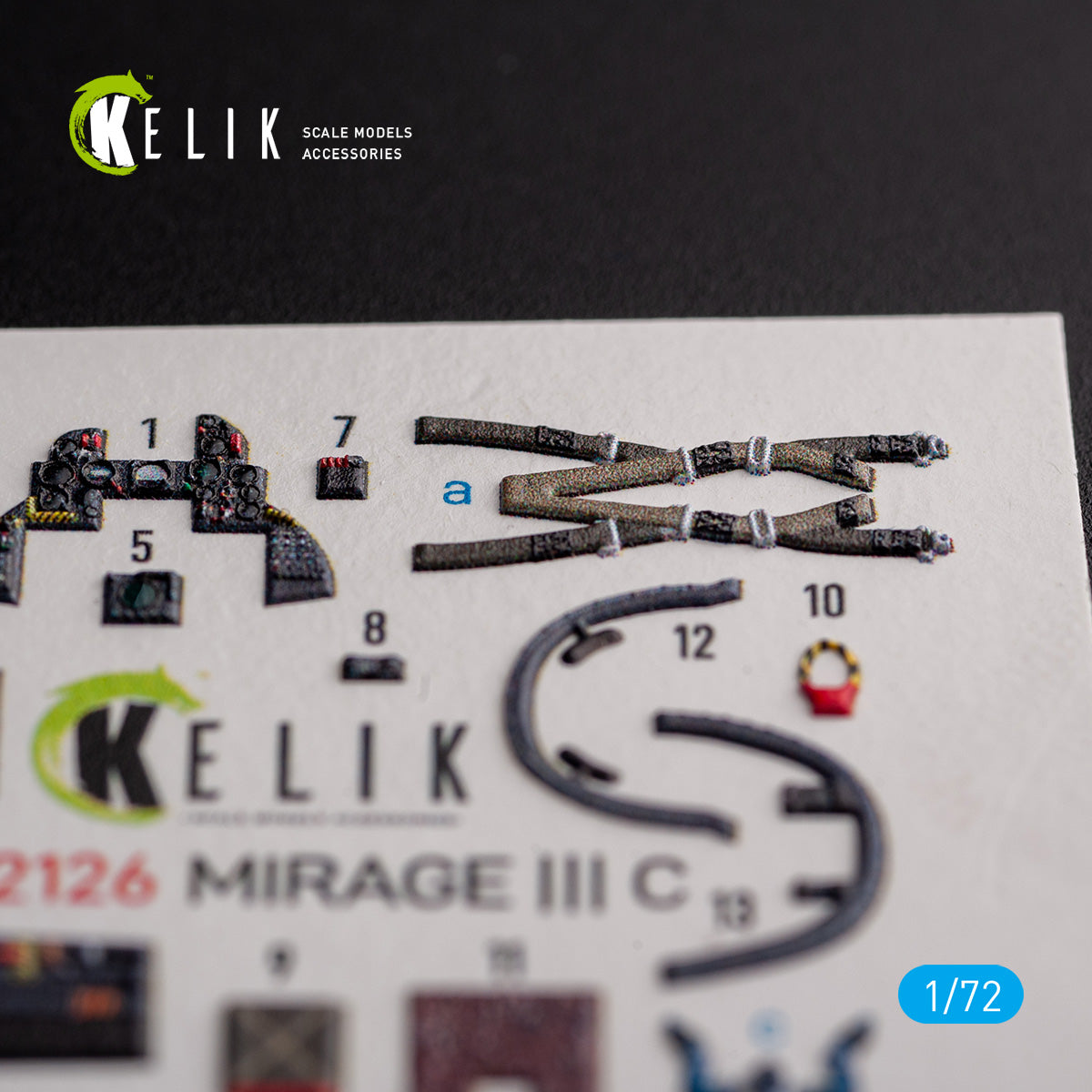 Kelik K3D72126 1:72 Dassault_Mirage IIIC