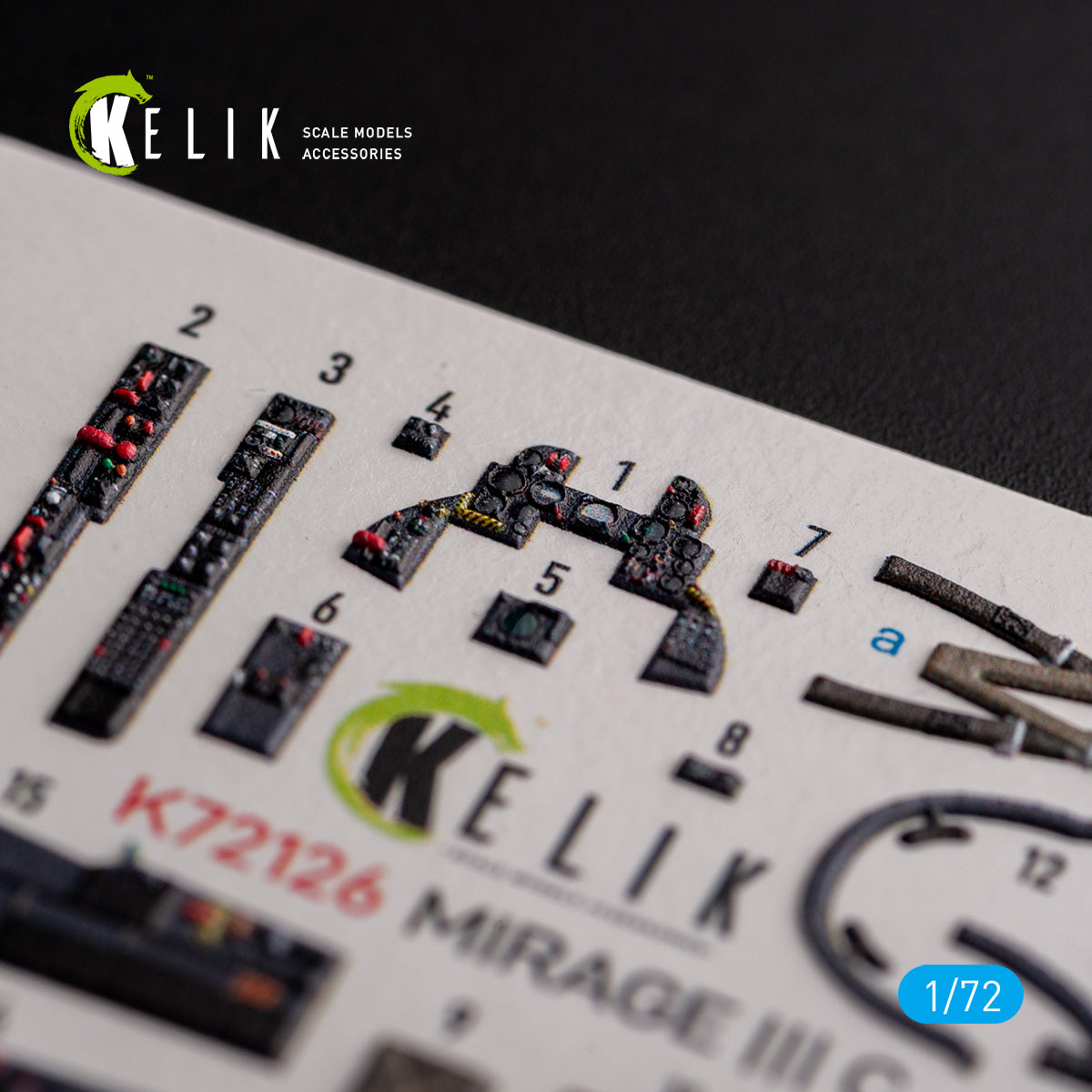 Kelik K3D72126 1:72 Dassault_Mirage IIIC