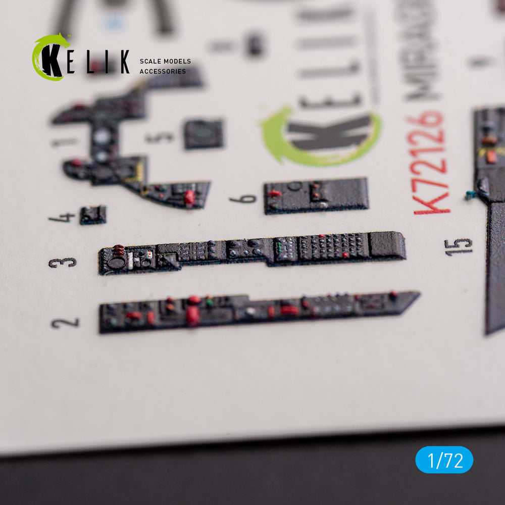 Kelik K3D72126 1:72 Dassault_Mirage IIIC