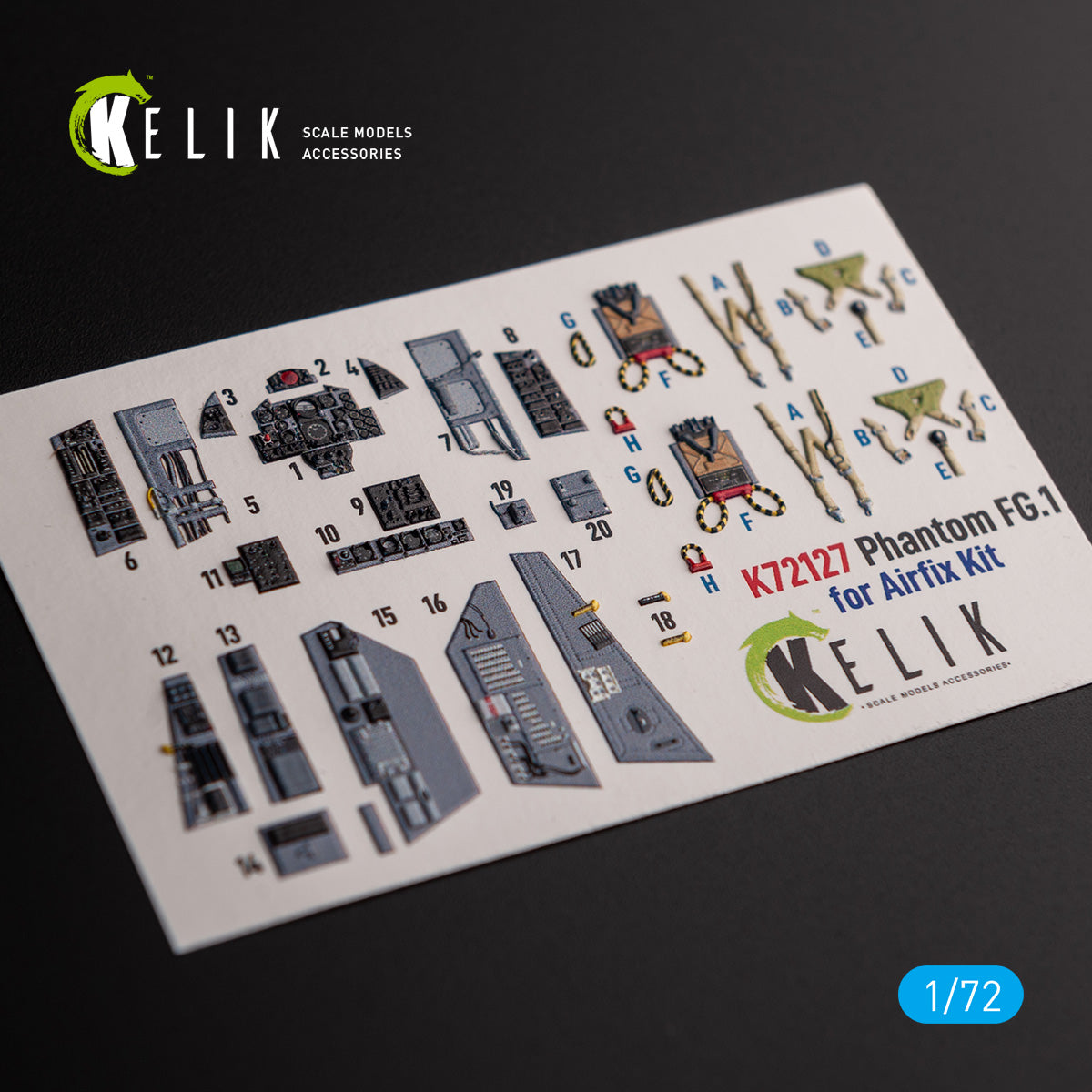 Kelik K3D72127 1:72 McDonnell-Douglas FG.1 Phantom