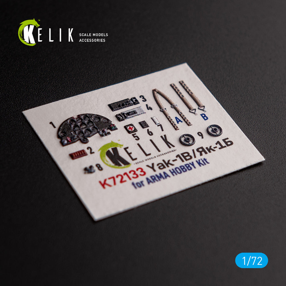 Kelik K3D72133 1:72 Yakovlev Yak-1B