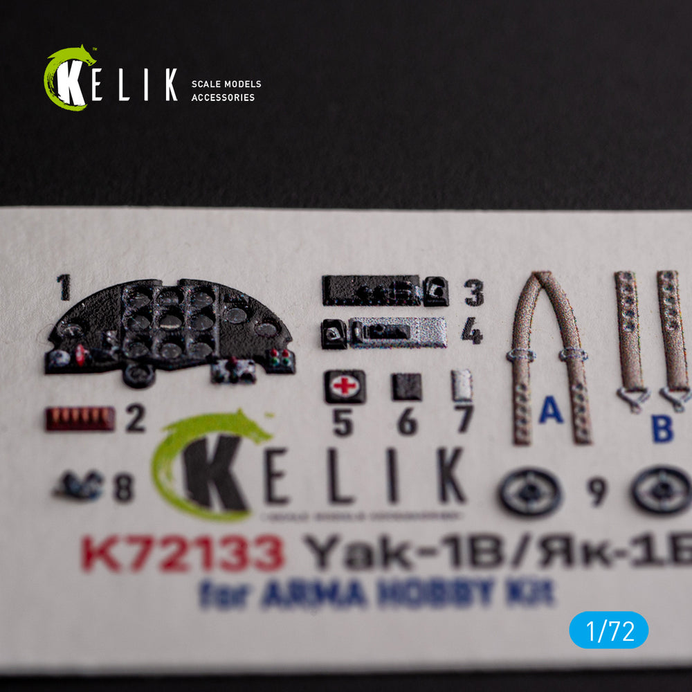 Kelik K3D72133 1:72 Yakovlev Yak-1B