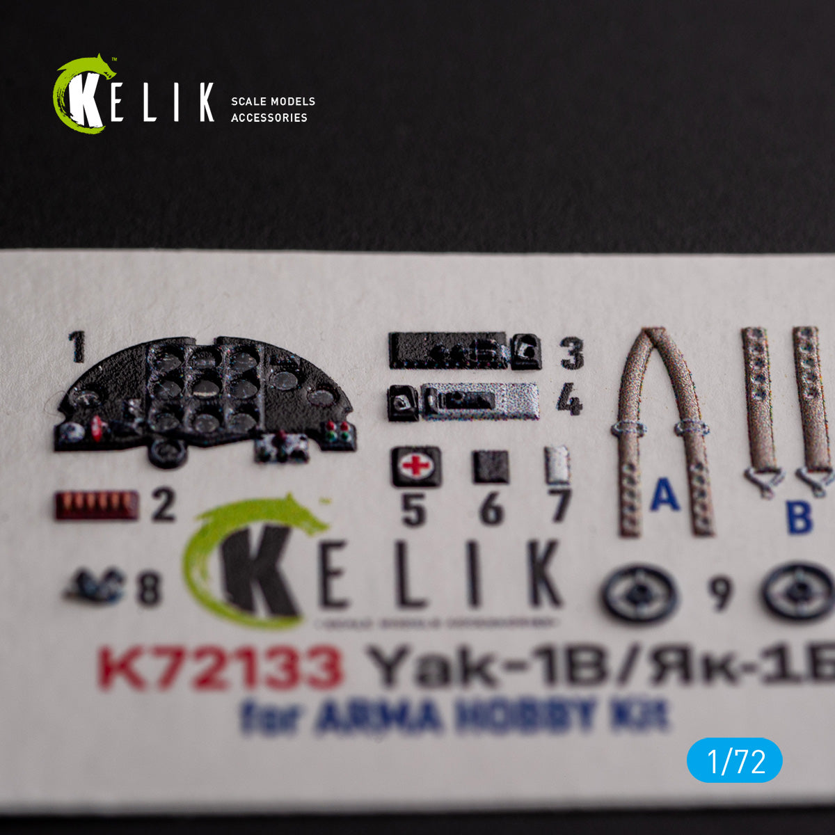 Kelik K3D72133 1:72 Yakovlev Yak-1B