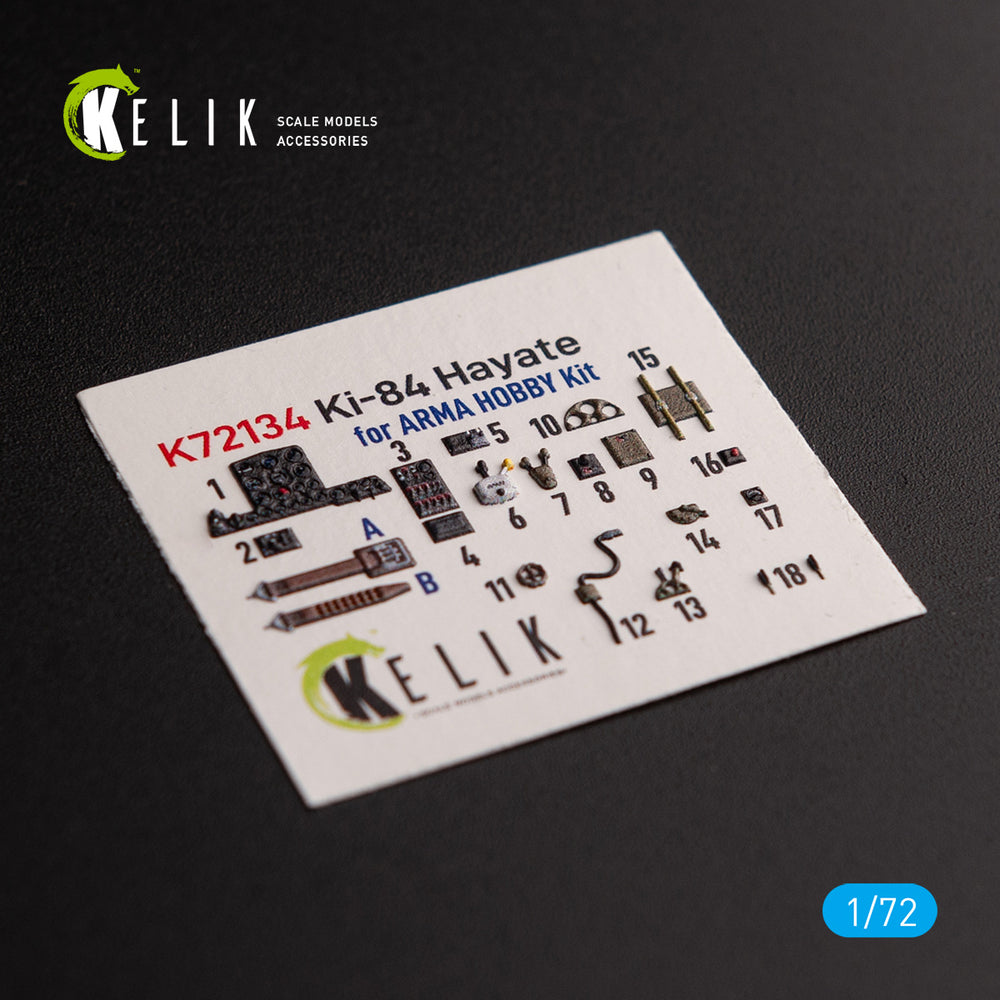 Kelik K3D72134 1:72 Ki-84 Hayate