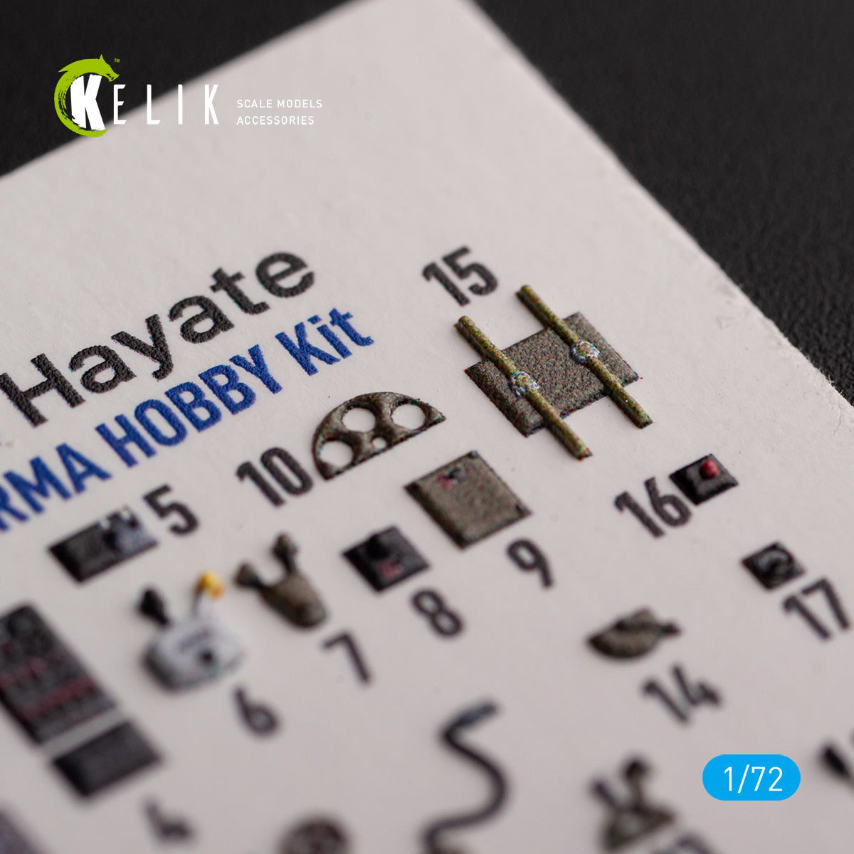 Kelik K3D72134 1:72 Ki-84 Hayate