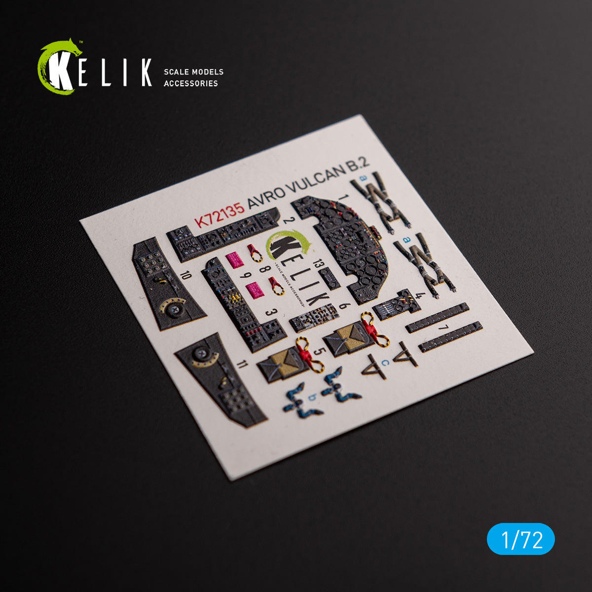 Kelik K3D72135 1:72 AVRO VULCAN B.2 Front cockpit