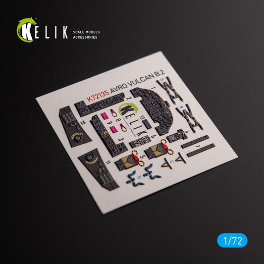 Kelik K3D72135 1:72 AVRO VULCAN B.2 Front cockpit