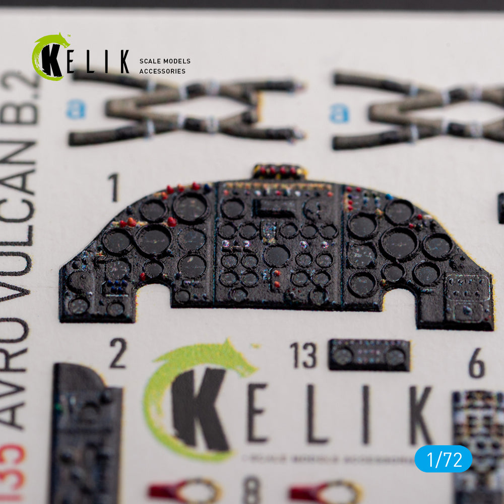 Kelik K3D72135 1:72 AVRO VULCAN B.2 Front cockpit