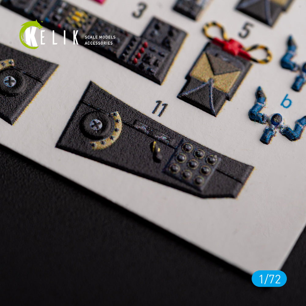 Kelik K3D72135 1:72 AVRO VULCAN B.2 Front cockpit