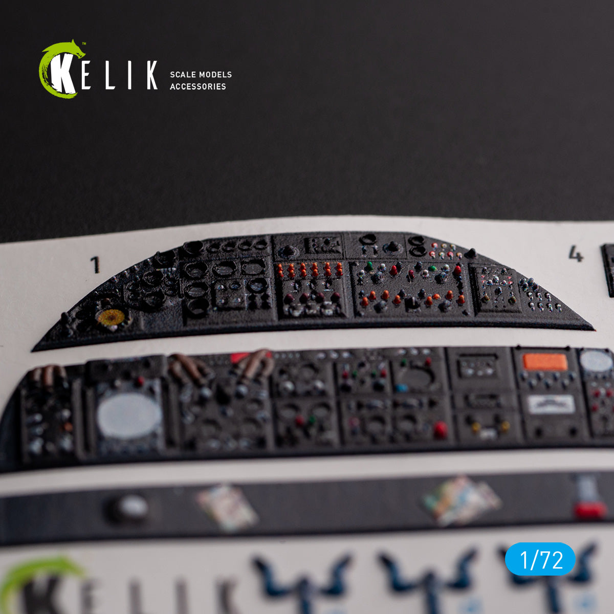 Kelik K3D72136 1:72 AVRO VULCAN B.2 Rear cockpit