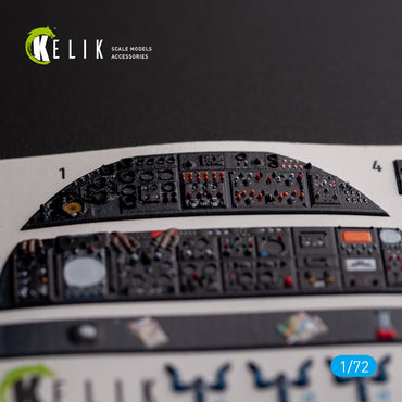 Kelik K3D72136 1:72 AVRO VULCAN B.2 Rear cockpit
