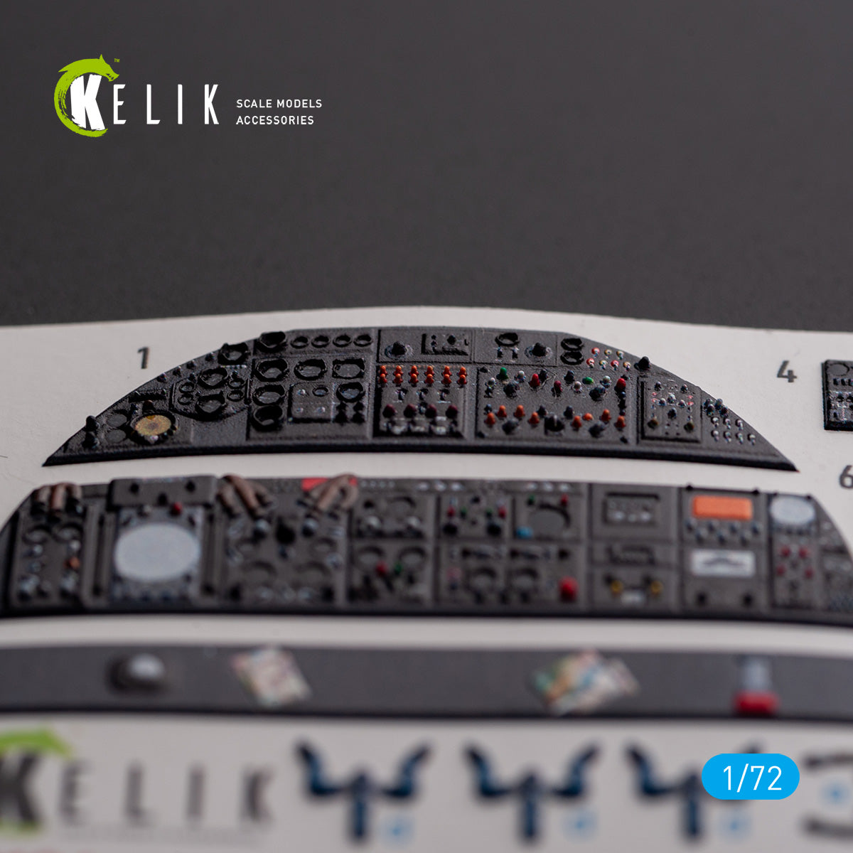 Kelik K3D72136 1:72 AVRO VULCAN B.2 Rear cockpit