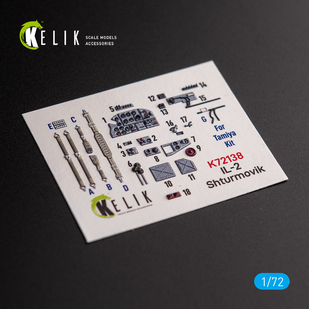 Kelik K3D72138 1:72 Ilyushin Il-2 Shturmovik