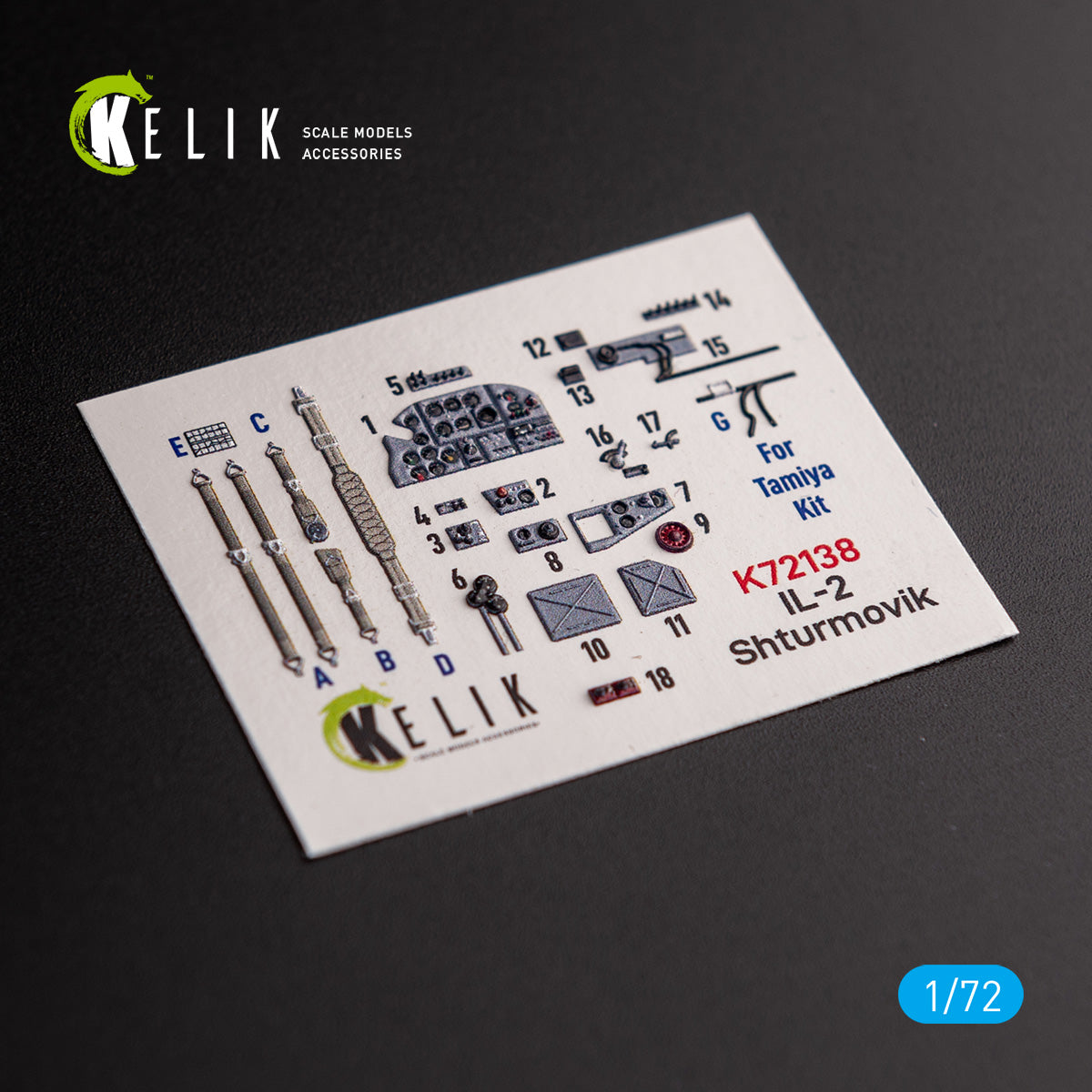 Kelik K3D72138 1:72 Ilyushin Il-2 Shturmovik