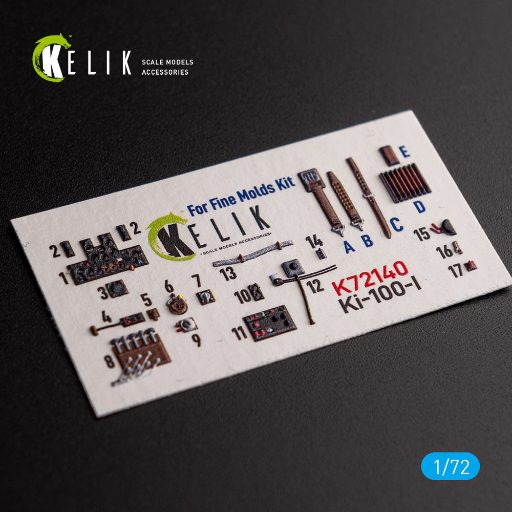 Kelik K3D72140 1:72 Ki-100-I