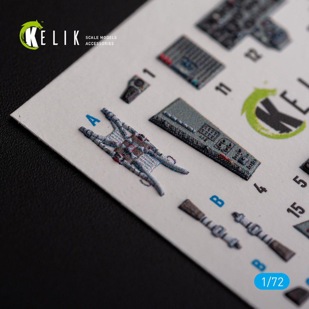 Kelik K3D72142 1:72 Mikoyan MiG-29 Fulcrum-C 9-13 interior 3D-decals