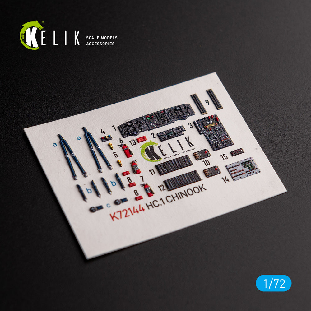 Kelik K3D72144 1:72 Boeing HC.1 Chinook