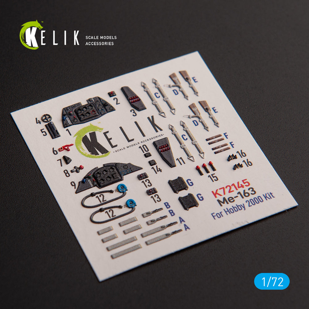Kelik K3D72145 1:72 Messerschmitt Me-163B/S Komet