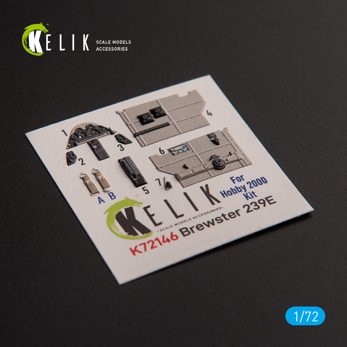 Kelik K3D72146 1:72 Brewster 239E Buffalo