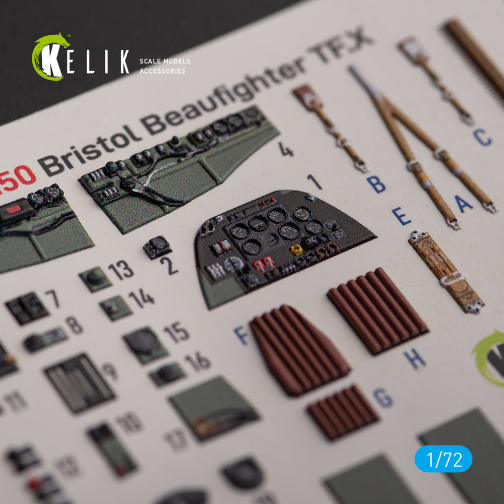 Kelik K3D72150 1:72 Bristol Beaufighter TF.X