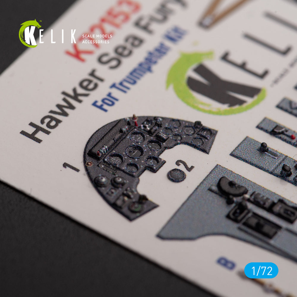 Kelik K3D72153 1:72 Hawker Sea Fury FB.11