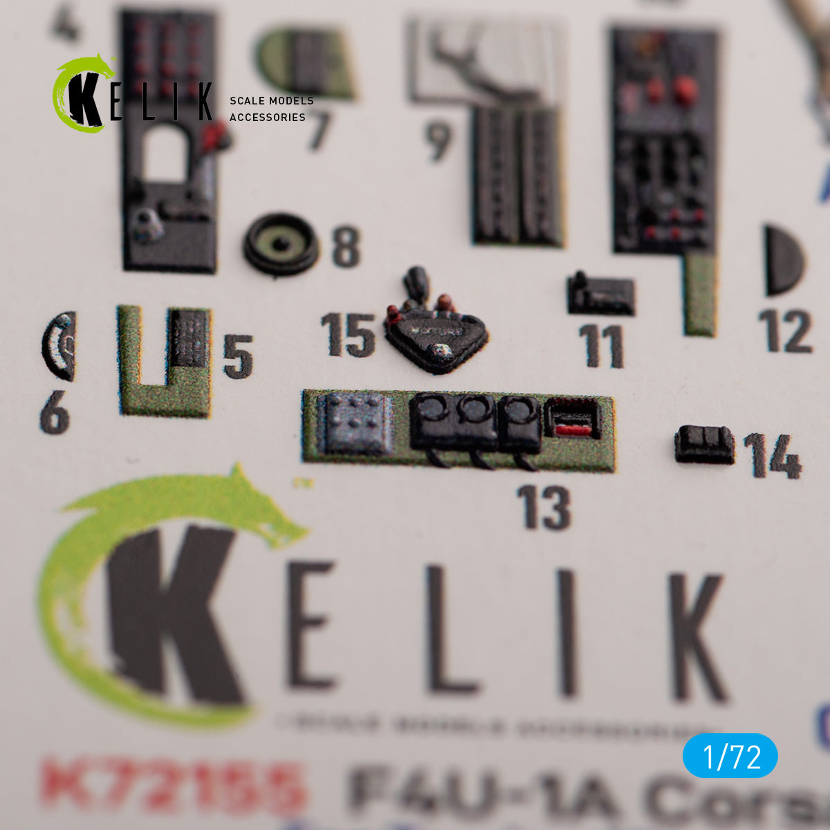 Kelik K3D72155 1:72 Vought F4U-1A Corsair