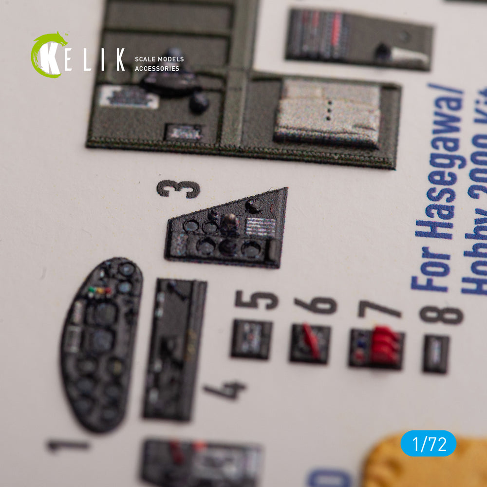 Kelik K3D72156 1:72 Grumman TBM-3E Avenger- interior 3D-decals