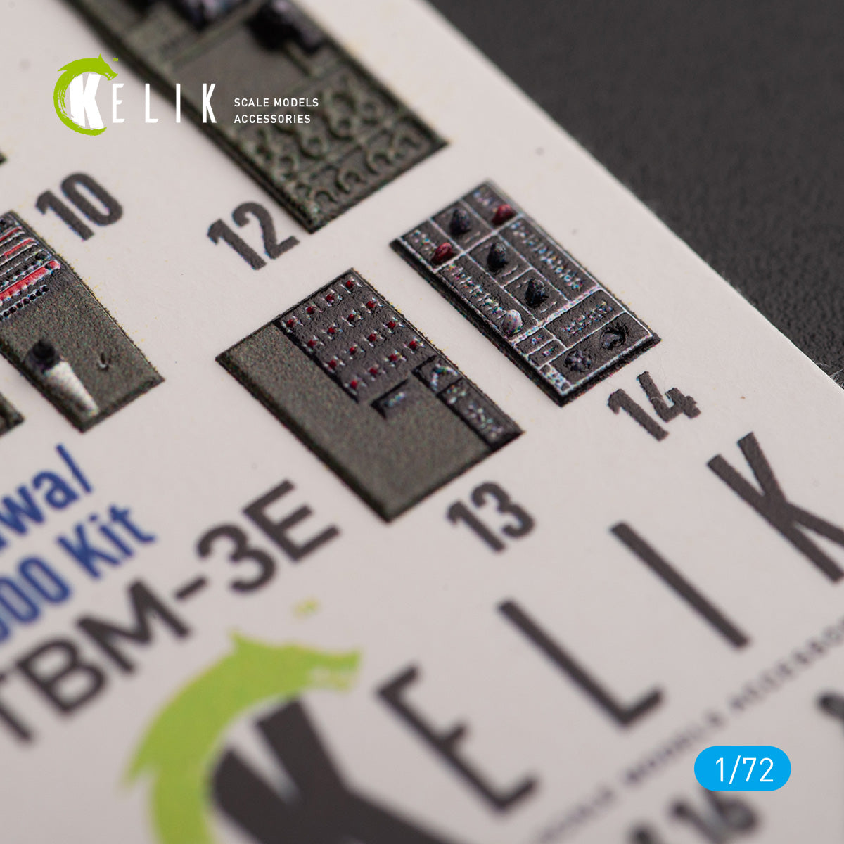 Kelik K3D72156 1:72 Grumman TBM-3E Avenger- interior 3D-decals