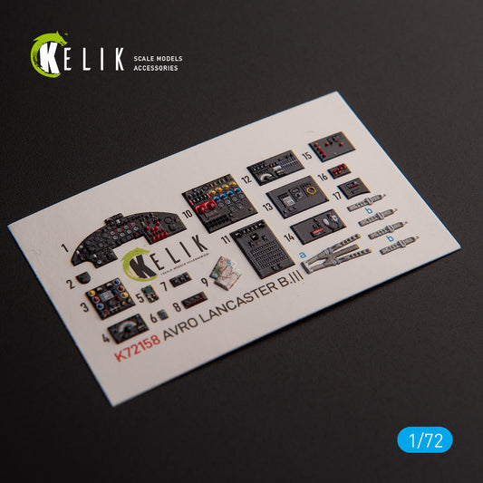 Kelik K3D72158 1:72 AVRO LANCASTER B.III