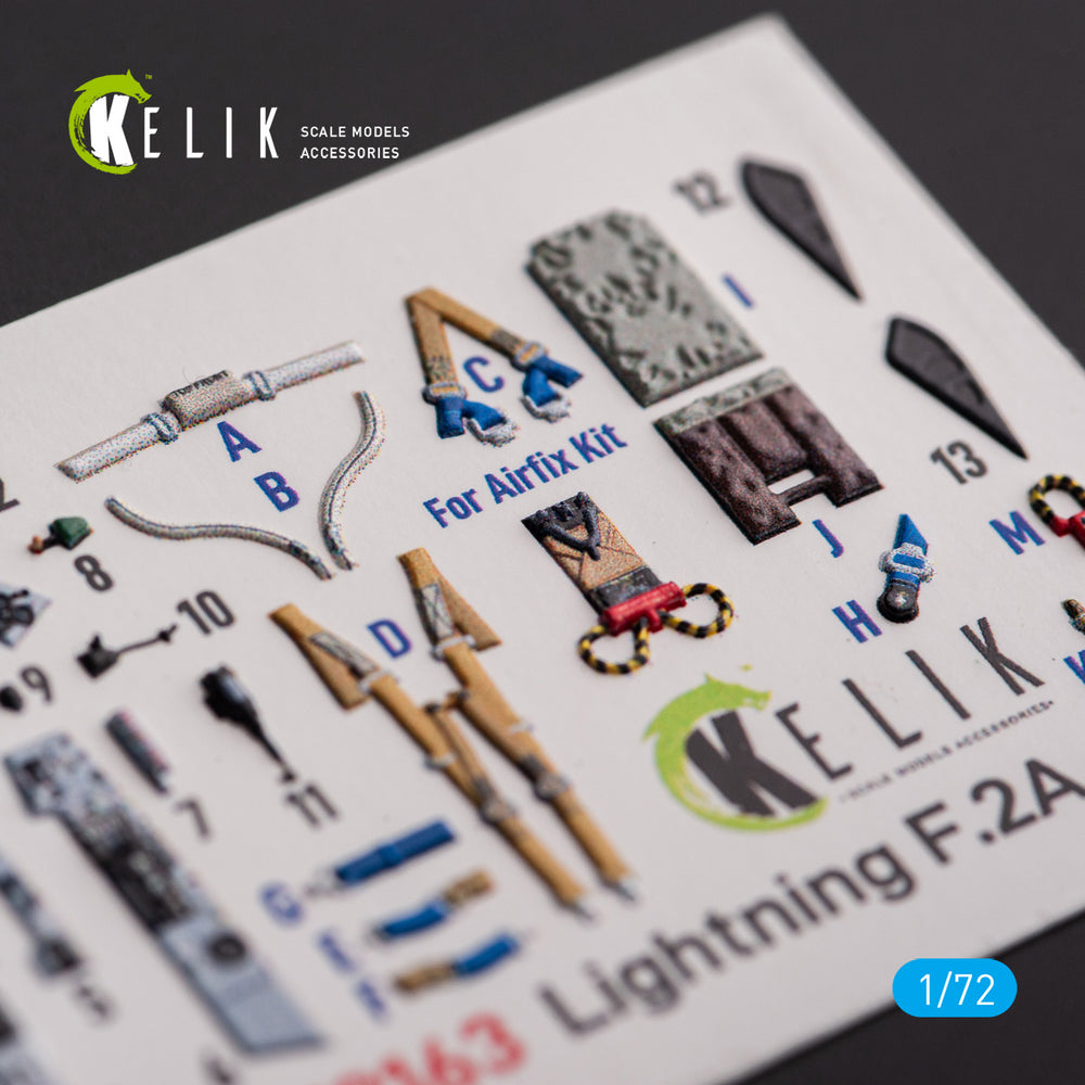 Kelik K3D72163 1:72 BAC/EE Lightning F.2A