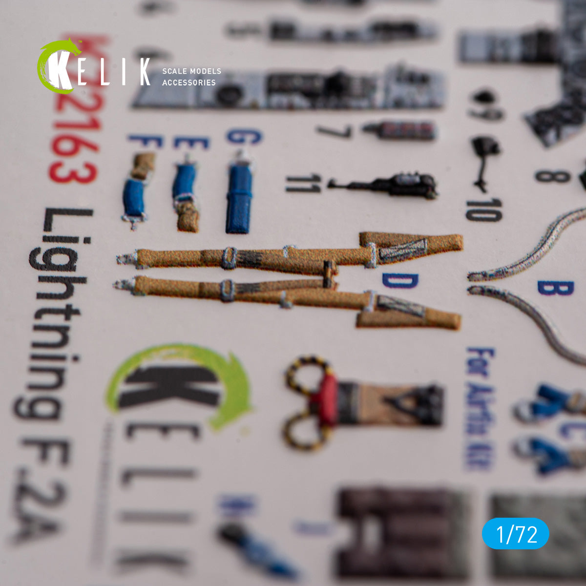 Kelik K3D72163 1:72 BAC/EE Lightning F.2A