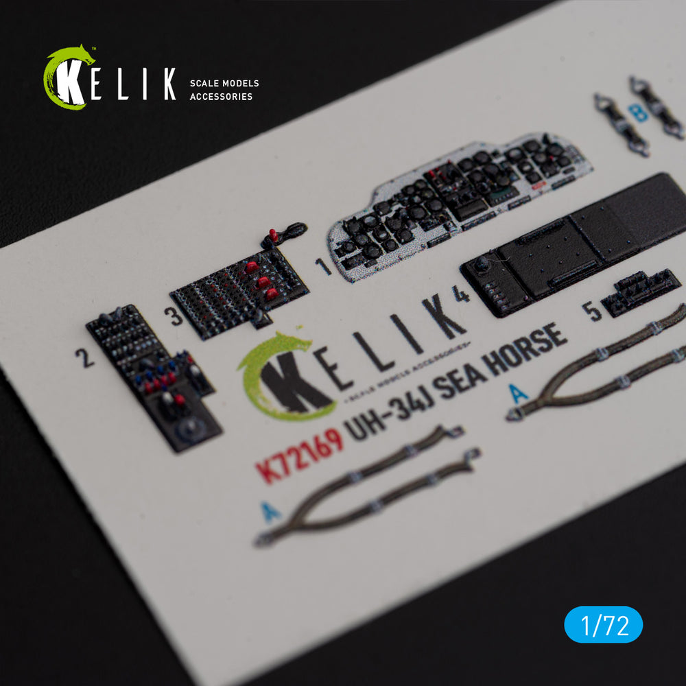 Kelik K3D72169 1:72 Bell UH-34J SEA HORSE