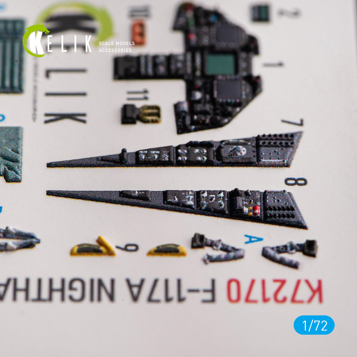 Kelik K3D72170 1:72 Lockheed F-117A NIGHTHAWK