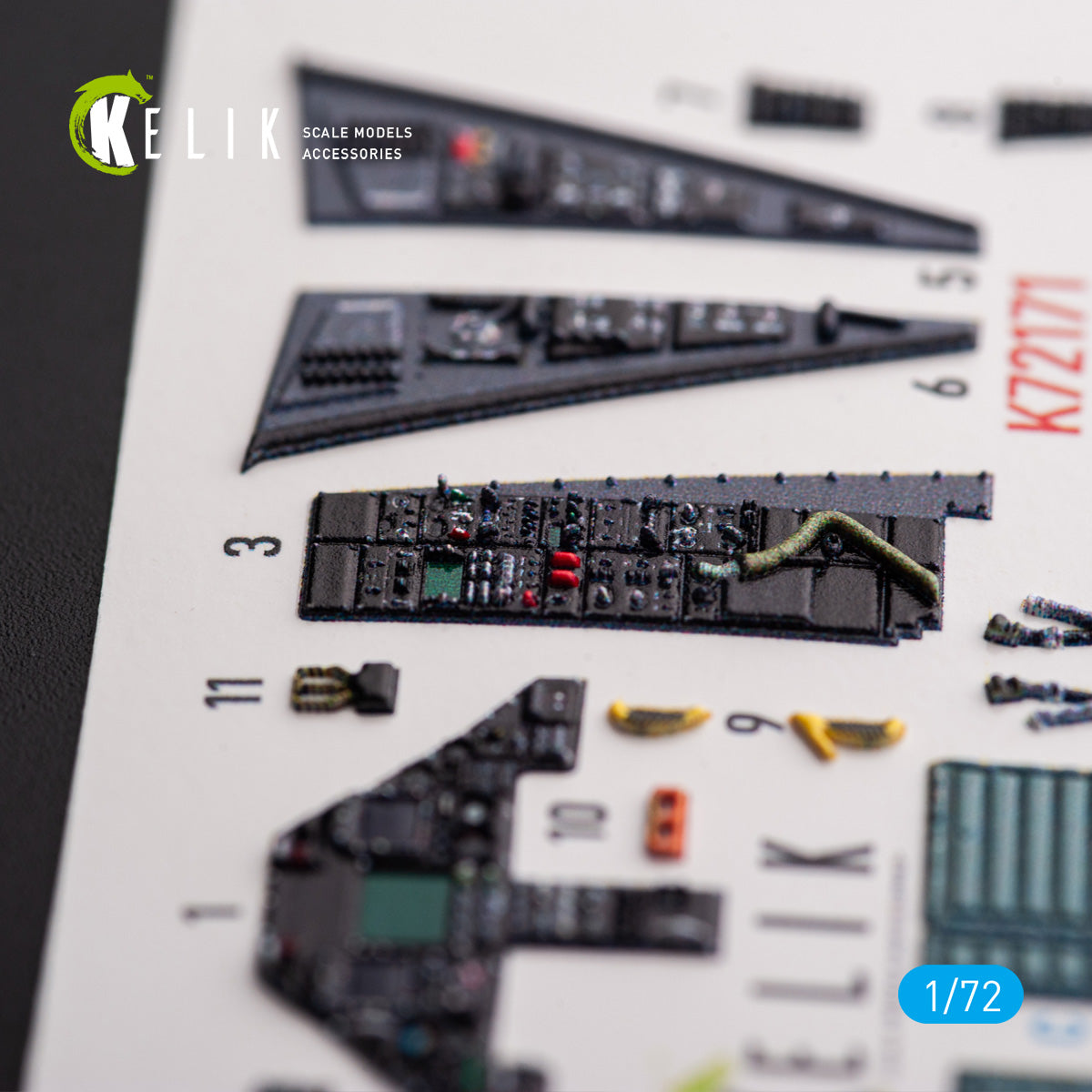 Kelik K3D72171 1:72 Lockheed F-117A NIGHTHAWK