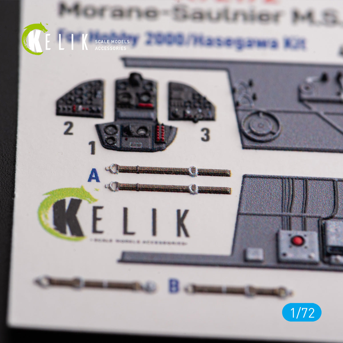 Kelik K3D72172 1:72 Morane-Saulnier MS.406