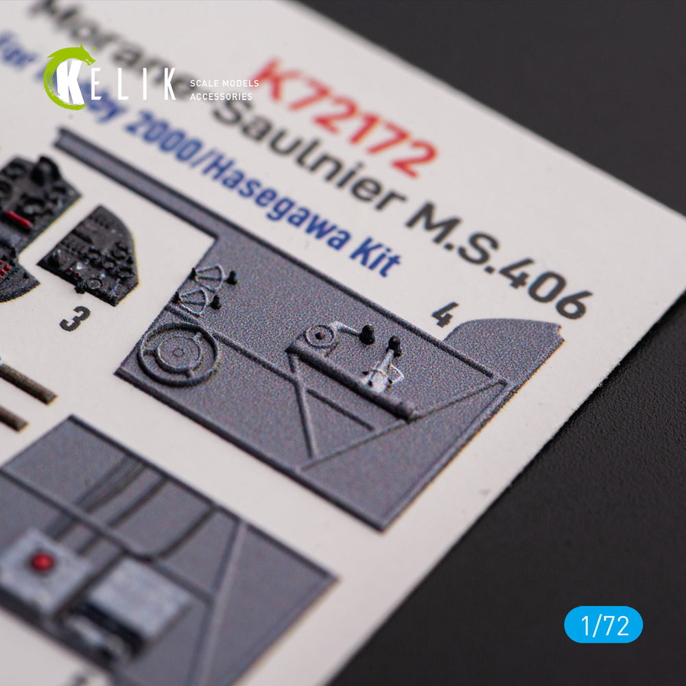 Kelik K3D72172 1:72 Morane-Saulnier MS.406
